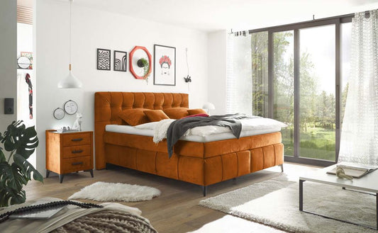 Oregon Boxspringbett 160x200 cm Orange