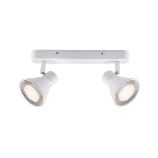 Eik 2er-Spot Ø 8,6 cm Deckenlampe Weiß