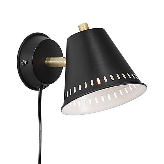 Pine Wandlampe GU10 Schwarz