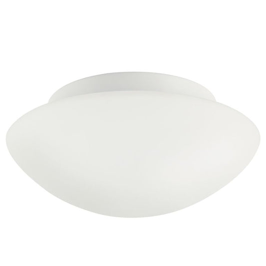 Ufo Maxi Deckenlampe Badezimmer Ø 29,5 cm Opalweiß