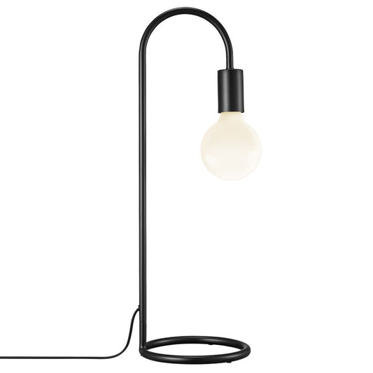 Paco Tischlampe E27 Schwarz