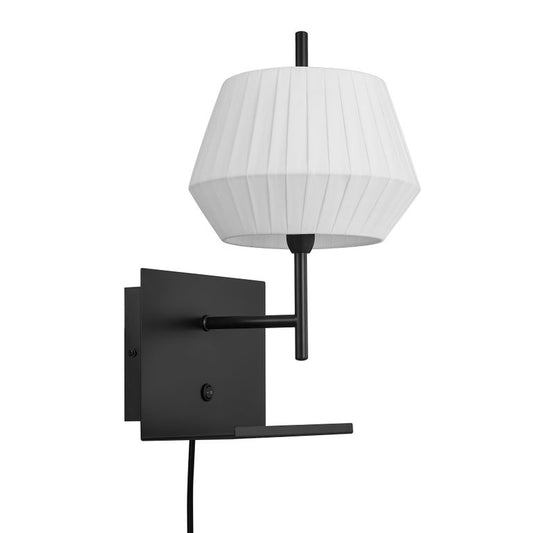 Dicte Wandlampe E14 Weiß