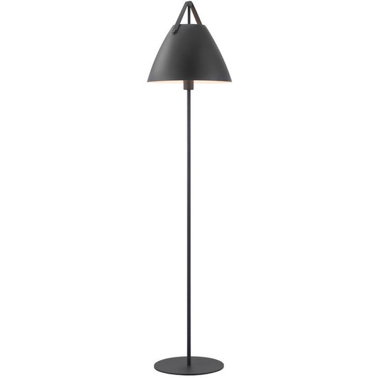 Strap Stehlampe Ø 36 cm Leselampe Schwarz