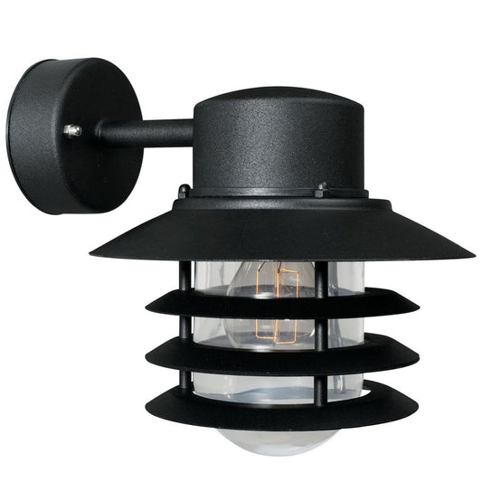 Vejers Wandlampe E27 Schwarz