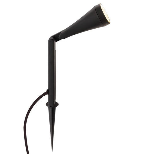 Mono Stecklampe Gartenlampe Ø 7 cm Outdoor Schwarz