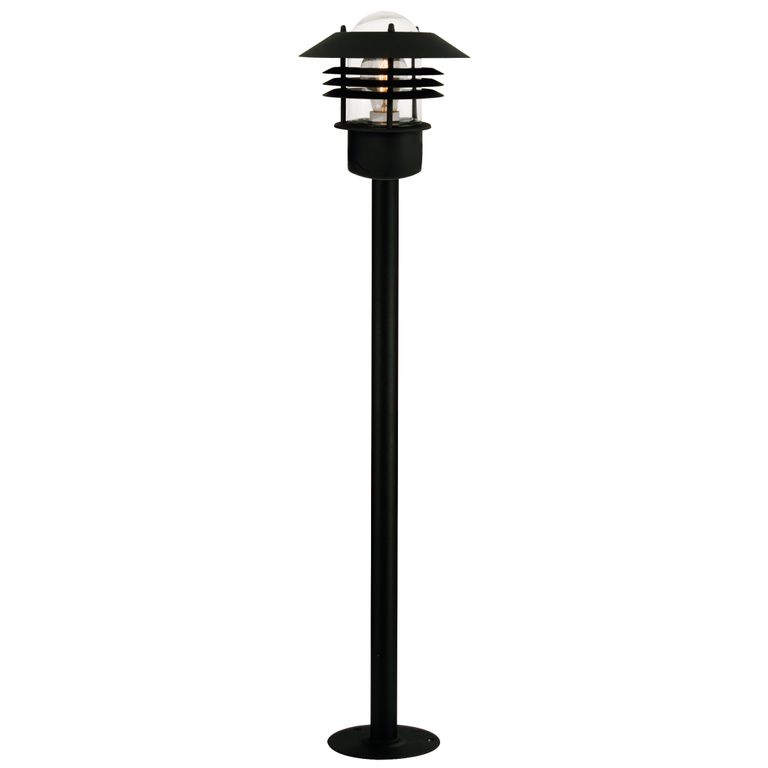 Vejers Standlampe E27 Schwarz