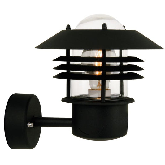 Vejers Wandlampe E27 Schwarz