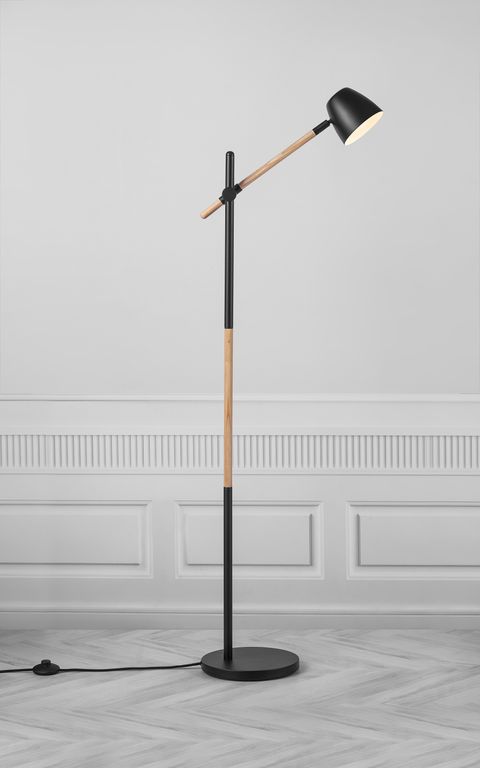 Theo Stehlampe GU10 Schwarz