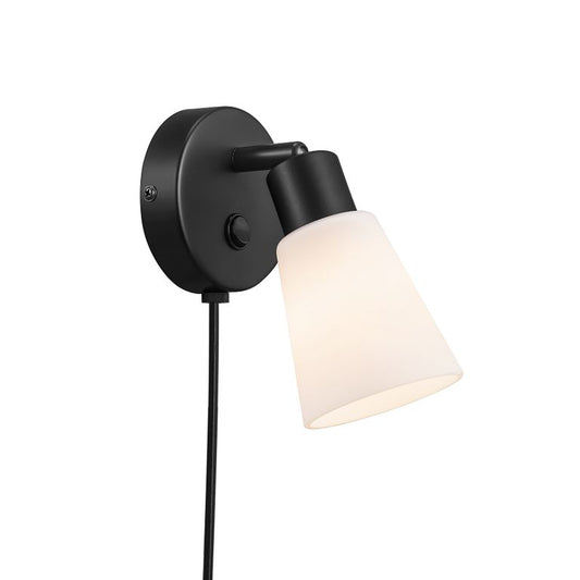 Cole Wandlampe E14 Schwarz