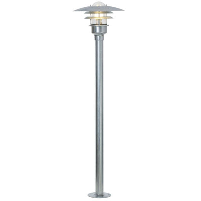 Lønstrup Gartenlampe Gartenlaterne Ø 32 cm Outdoor Verzinkt Silber