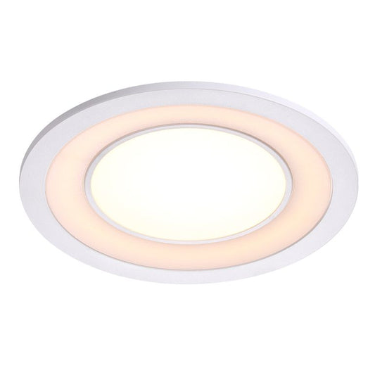 Clyde LED Einbaustrahler Ø 13 cm mit Moodmaker Dimmer Weiß