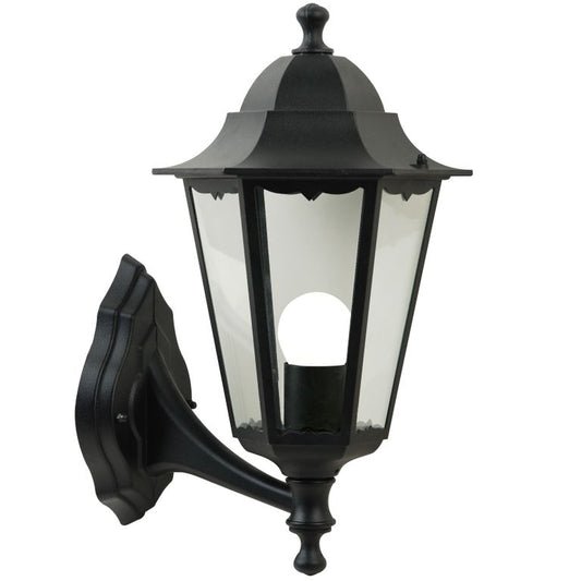 Cardiff Wandlampe Up Gartenleuchte Schwarz