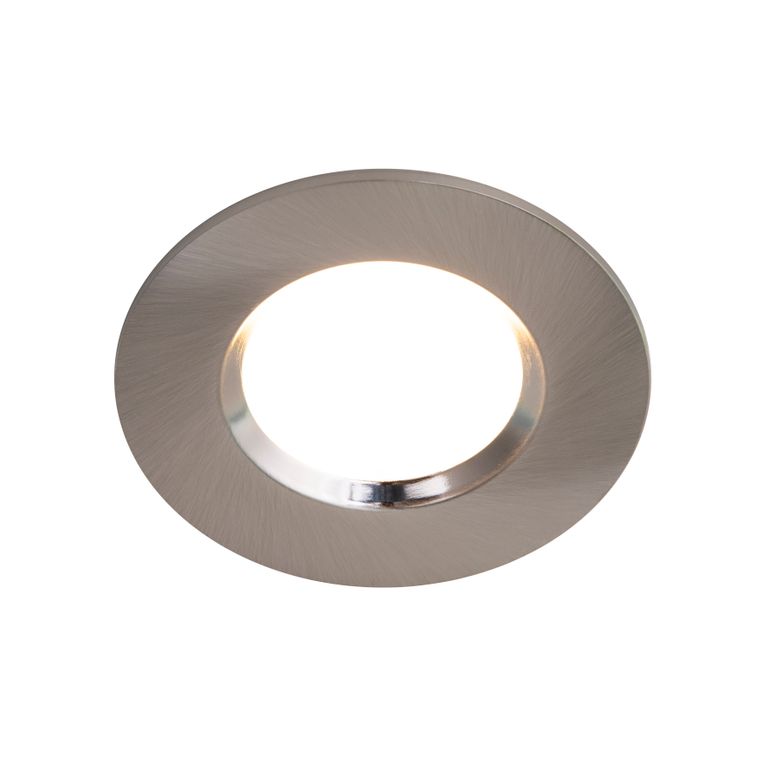 Mahi Deckenlampe Deckenstrahler Ø 8,5 cm mit Moodmaker Dimmer Silber