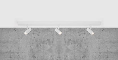 Omari Deckenlampe 3-Spots 78x12 cm mit Moodmaker Dimmer Weiß