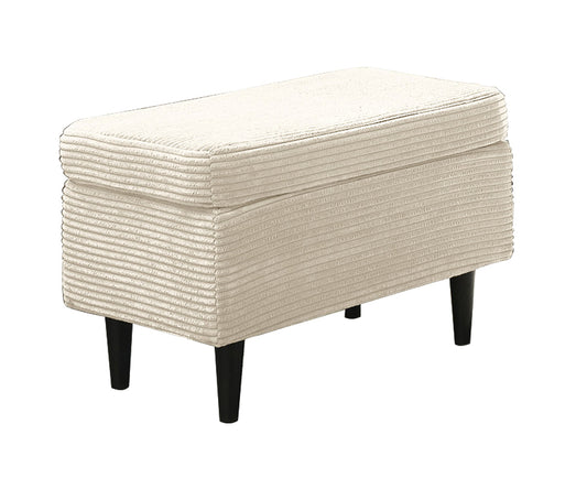 Oskar 5 Hocker 63 x 42 cm Cord Beige