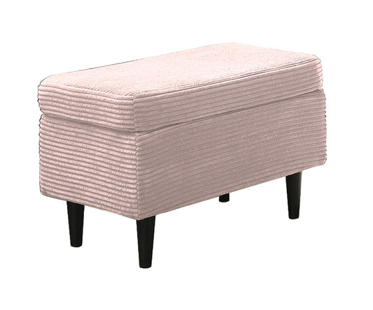 Oskar 5 Hocker 63 x 42 cm Cord Rosa