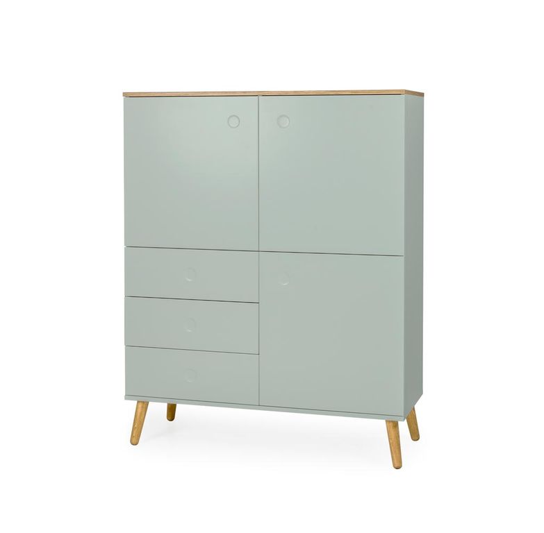 Tenzo Dot Highboard Salbei / Eiche