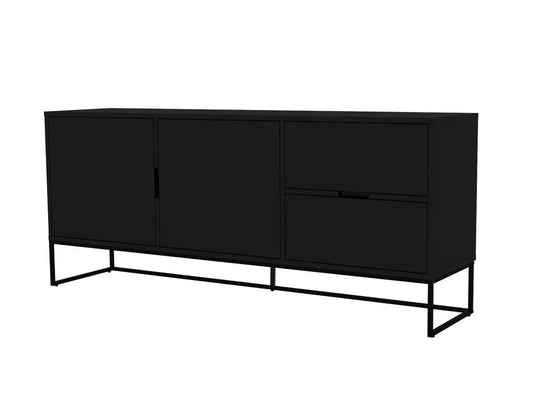 Tenzo Lipp Sideboard Schwarz matt