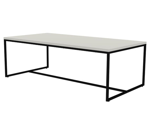 Tenzo Lipp Couchtisch 120x60 Weiß matt