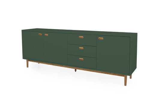 Tenzo Svea Sideboard 225 cm Grün / Eiche