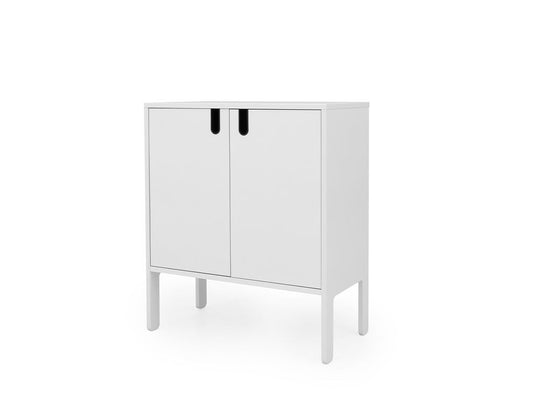 Tenzo Uno Designer Schrank 2-türig 76 cm Weiß