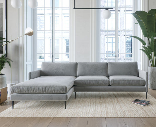 Justin Ecksofa 277 x 154 cm, Farbe wählbar