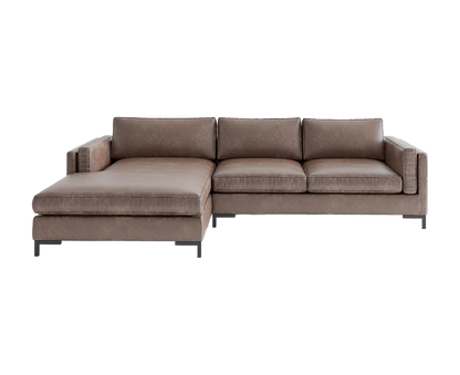 Packo Ecksofa 265 x 160 cm, Farbe wählbar