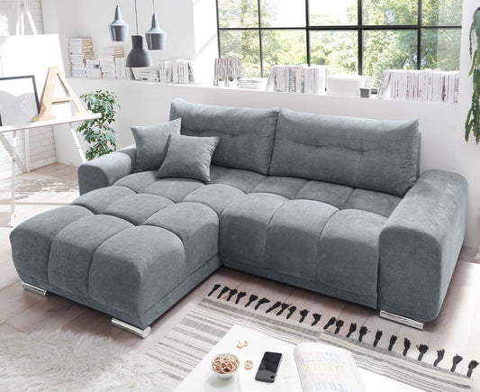 Paco Ecksofa 264x186 cm, mit Schlaffunktion & Bettkasten