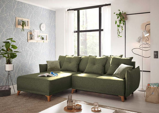 Pamplona Ecksofa 255x185 cm Grün