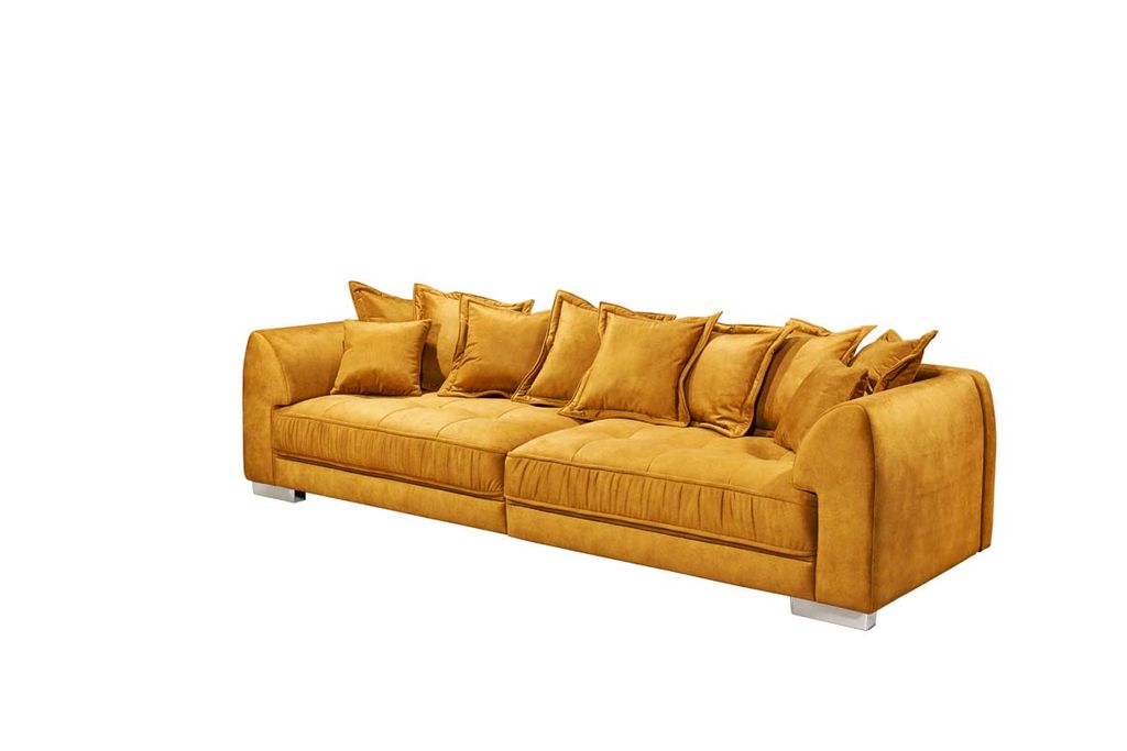 Pascha Couch 304 x 112 cm Gelb