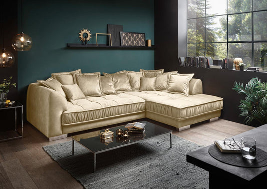 Pascha Ecksofa 308 x 192 cm Beige