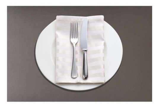 Cochin 6x Platzset, mit Metall-Glanz 35x50 cm, Grau