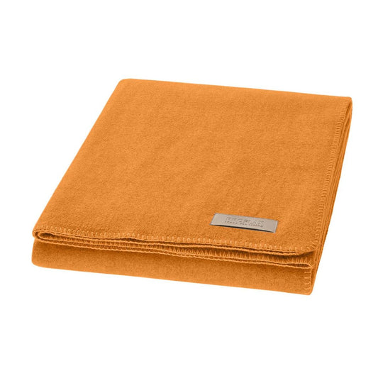 Sydney Decke, Softer Schmuse-Fleece Meliert 160x200 cm, Orange