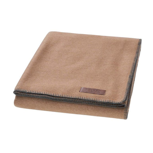 Sydney Decke, Schmuse Fleece 160x200 cm, Noisette (Hellbraun)