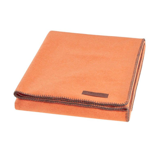 Sydney Decke, Schmuse Fleece 160x200 cm, Mandarin (Orange)