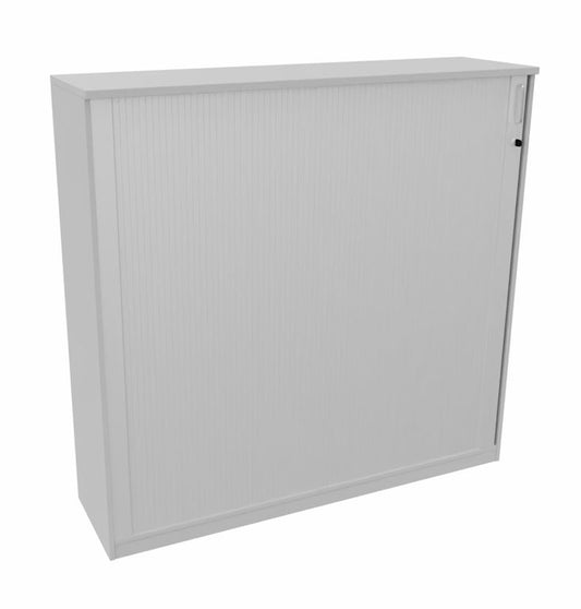 E10 Querrolladenschrank 4 Ordnerhöhen, 160 cm Breite  Lichtgrau