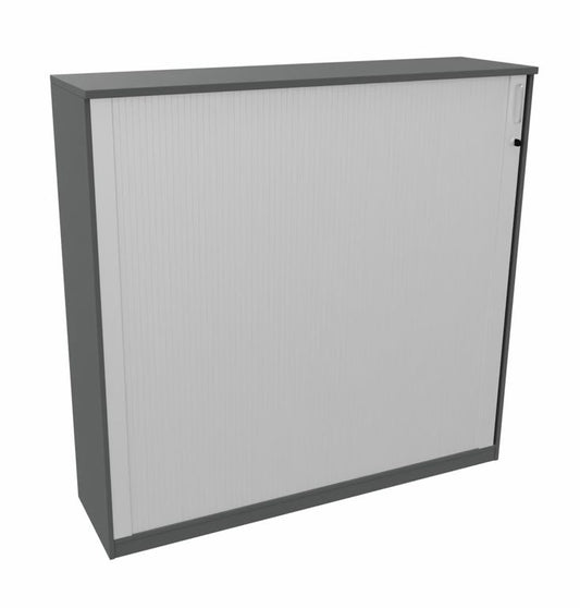 E10 Querrolladenschrank 4 Ordnerhöhen, 160 cm Breite  Anthrazit