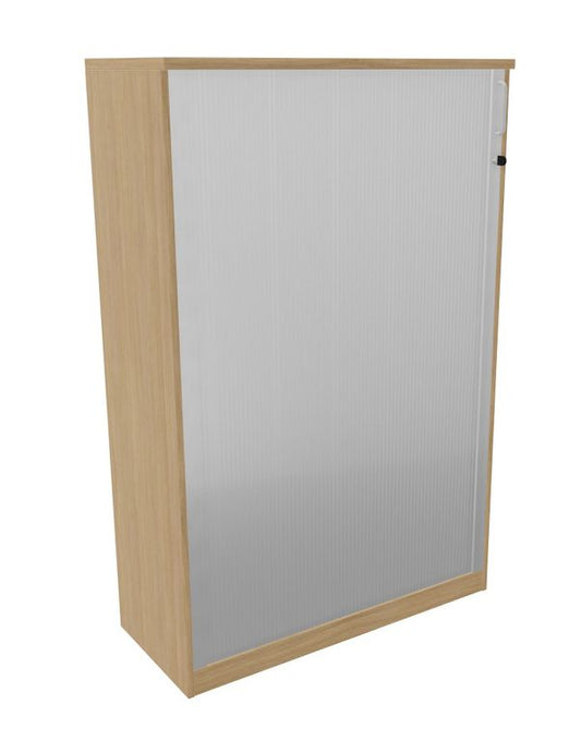 E10 Querrolladenschrank 4 Ordnerhöhen, 100 cm Breite  Eiche