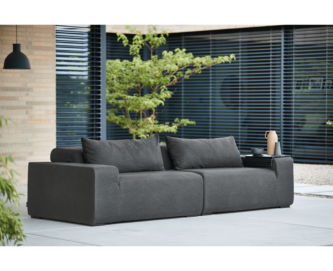 Kettler Gartenlounge Royal 2-Sitzer Ourdoorsofa Sunbrella / Anthrazit