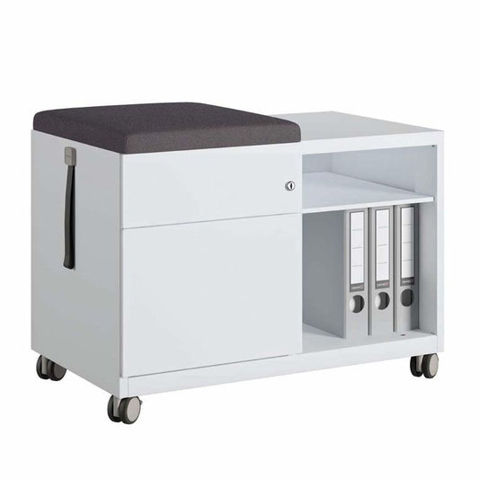 Bisley Camira Lucia Magnetischen Sitzkissen für Stahl-Rollcontainer 56,5 cm Blizzard