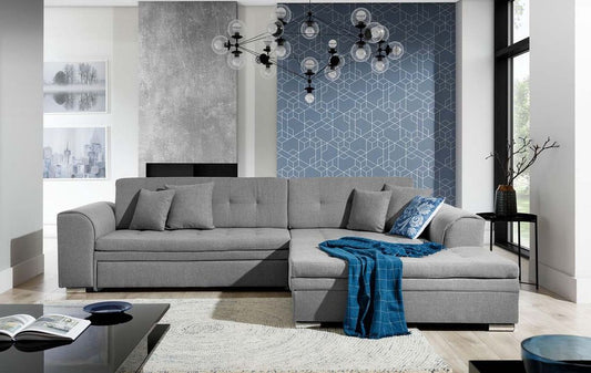 Sorento Ecksofa 295 x 195 cm Grau (Webstoff)