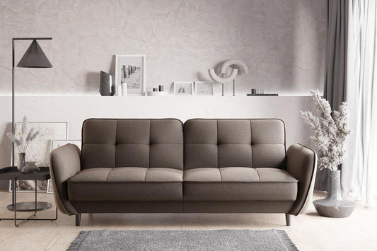 Bellis Schlafsofa 220x90 cm Beige (Webstoff - Vero)