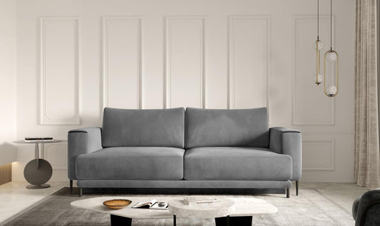 Dalia Schlafsofa 260x95 cm Dunkelgrau (Webstoff)