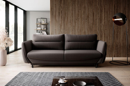 Silva Schlafsofa 236x95 cm Braun (Webstoff)