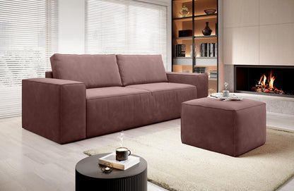 Silla Schlafsofa 260x104 cm Pink (Webstoff)