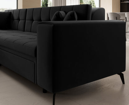 Solange Ecksofa 292x196 cm, Samt