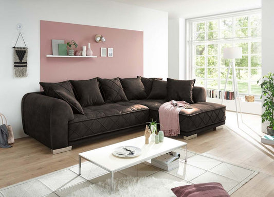 Sentina Ecksofa 319 x 194 cm Espresso