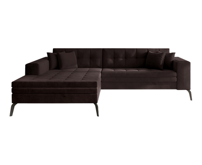 Solange Ecksofa 292x196 cm, Samt