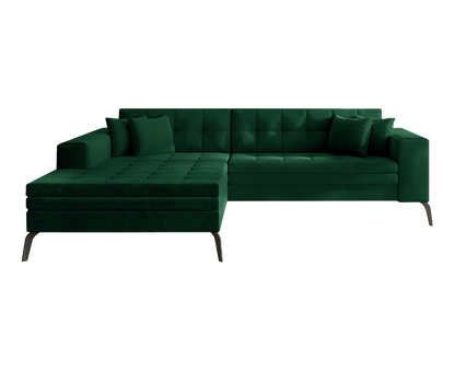 Solange Ecksofa 292x196 cm, Samt