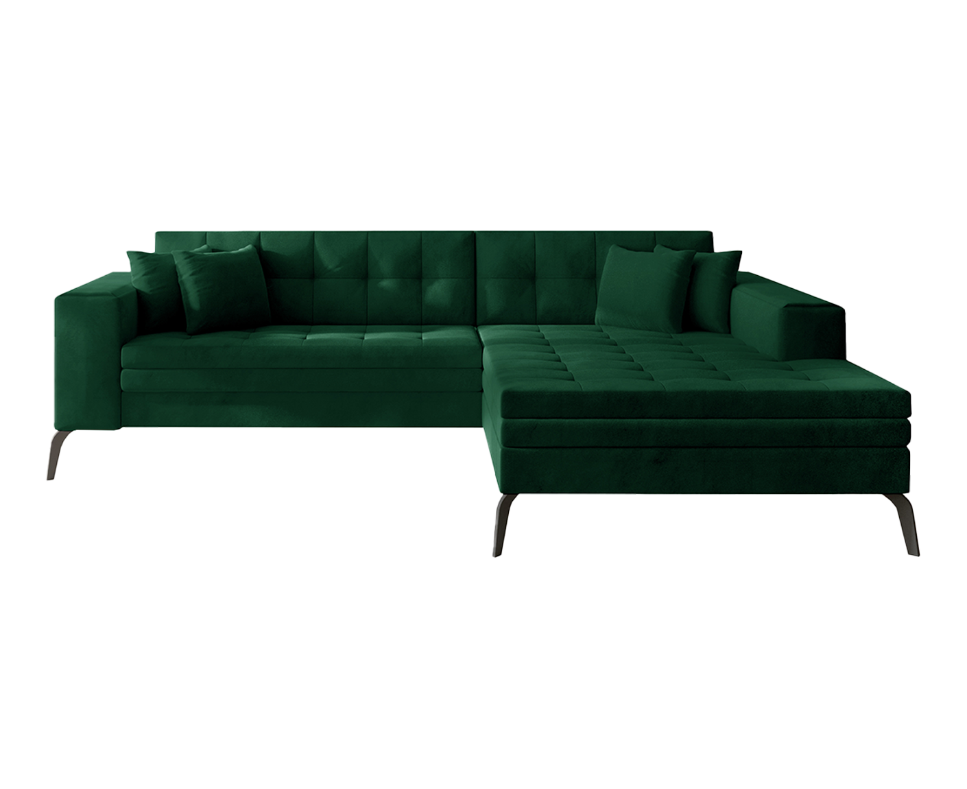 Solange Ecksofa 292x196 cm, Samt